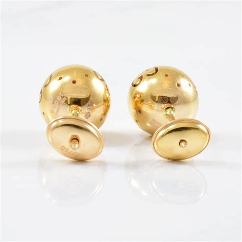 gucci boule earrings|gucci stud earrings sale.